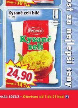 Norma Kysané zelí bílé nabídka
