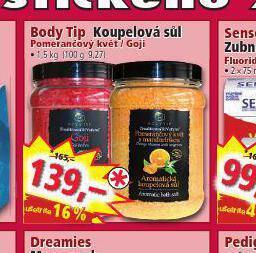 Body tip koupelová sůl
