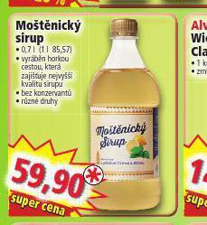 Norma Moštěnický sirup nabídka