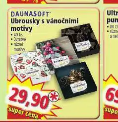 Norma Daunasoft ubrousky s vánočními motivy nabídka