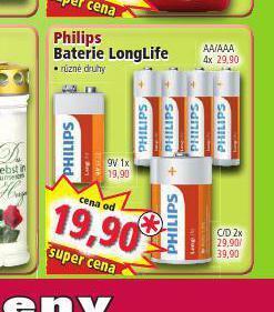Norma Philips baterie longlife nabídka