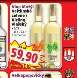 Norma Vína motýl veltínské zelené nabídka