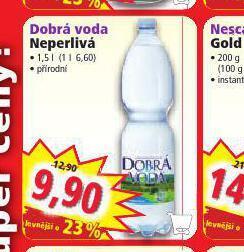Norma Dobrá voda neperlivá nabídka