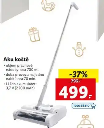 Lidl SilverCrest aku koště nabídka