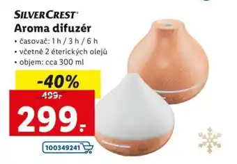 Lidl SilverCrest aroma difuzér 300ml nabídka