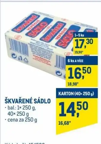 Makro Škvařená sádlo 250g nabídka
