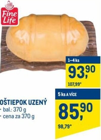 Makro fine life oštiepok uzený 370g nabídka
