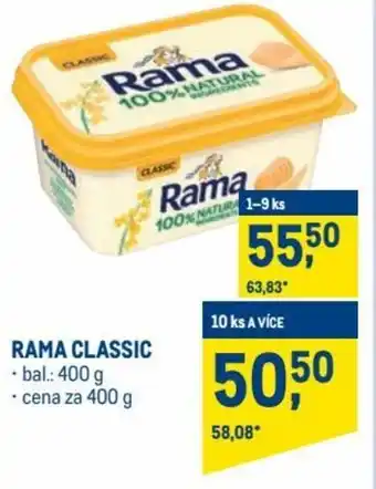 Makro rama classic 400g nabídka