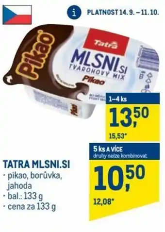 Makro tatra mlsni.si 133g nabídka