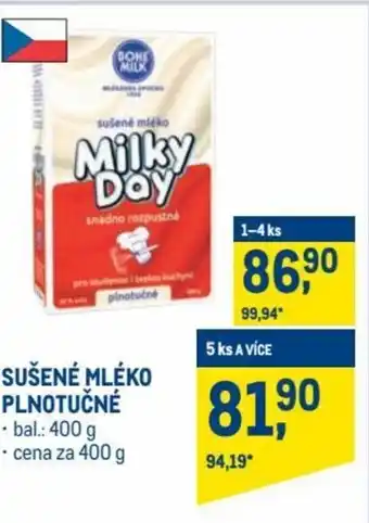 dohe milk sušné mléko plnotučné 400g