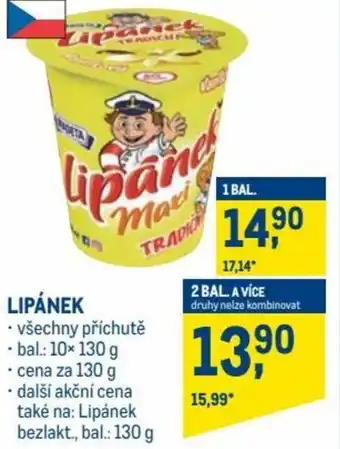 Makro madeta lipánek 130g nabídka