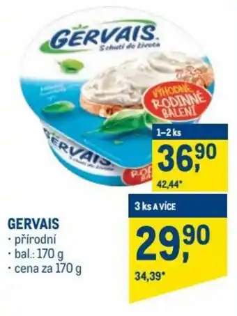 Makro gervais 170g nabídka