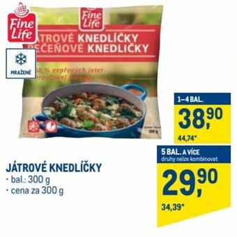 Makro fine life játrové knedlíčky 300g nabídka