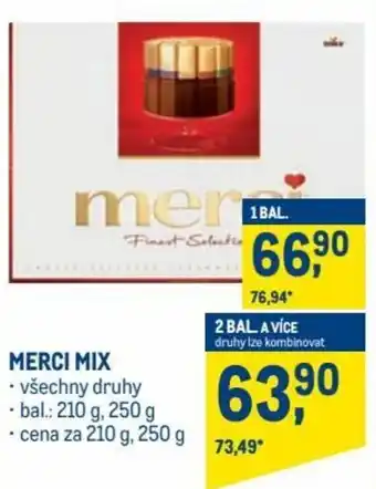 Makro strock merci mix 250g nabídka