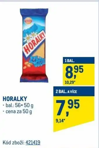 Makro Horalky 50g nabídka