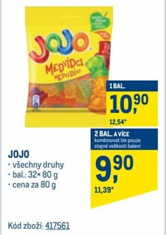 Makro Jojo 80g nabídka