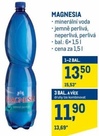 Makro magnesia minerální voda 1,5l nabídka
