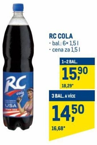 Makro rc cola 1,5l nabídka