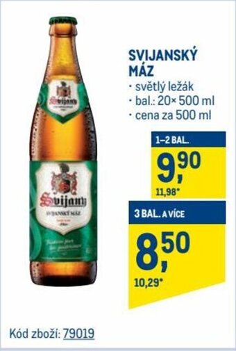Makro Svijanský máz 500ml nabídka