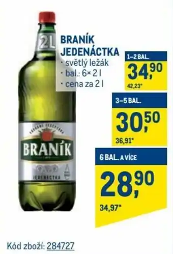 Makro Braník jedenáctka 2l nabídka