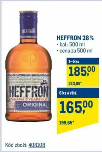 Makro Heffron 500ml nabídka