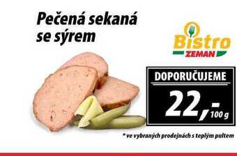 ZEMAN Pečená sekaná se sýrem, 100 g nabídka