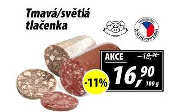 ZEMAN Tmavá/světlá tlačenka, 100 g nabídka