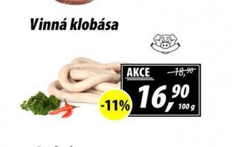 ZEMAN Vinná klobása nabídka