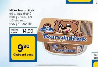 Tesco Milko tvaroháček nabídka