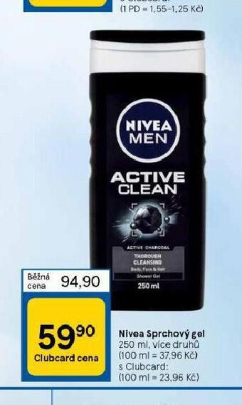 Tesco Nivea sprchový gel nabídka