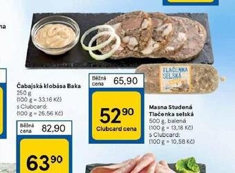 Tesco Tlačenka selská nabídka