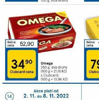 Tesco Omega nabídka