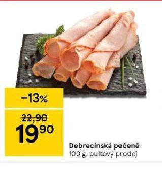 Tesco Debrecínská pečeně nabídka