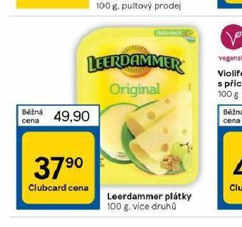 Tesco Leerdammer plátky nabídka