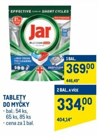 Makro jar tablety do myčky nabídka