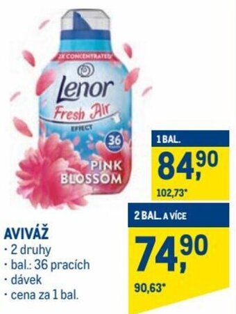 Makro lenor aviváž nabídka