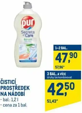 Makro pur čisticí prostředek na nádobí 1,2l nabídka