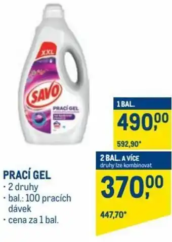 Makro savo prací gel nabídka