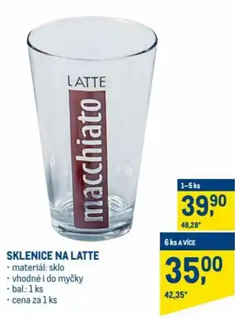 sklenice na latte