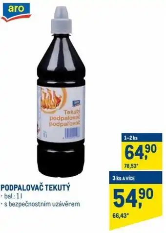 aro Podpalovač tekutý 1l