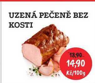 RABBIT řeznictví Uzená pečeně bez kosti, 100 g nabídka