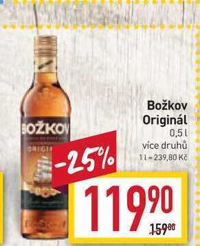 Billa Božkov originál 0,5l nabídka