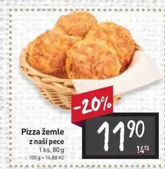 Billa B pizza žemle z naší pece 1 ks, 80 g nabídka
