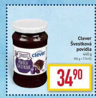 Billa Clever švestková povidla 440 g nabídka