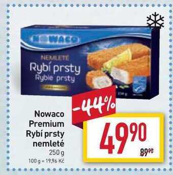 Billa Nowaco premium rybí prsty nemleté 250 g nabídka