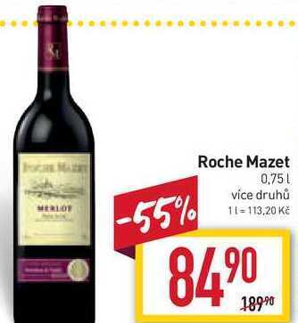 Billa Roche mazet 0,75l nabídka