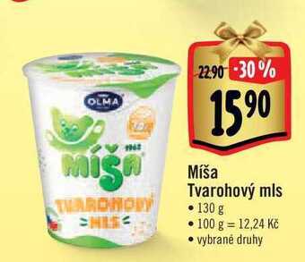 Albert Míša tvarohový mls • 130 g nabídka
