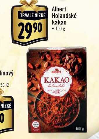 Albert Albert holandské kakao 100 g nabídka