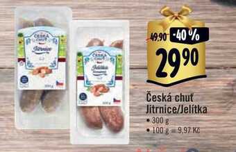 Albert Česká chuť jitrnice/jelítka 300 g nabídka