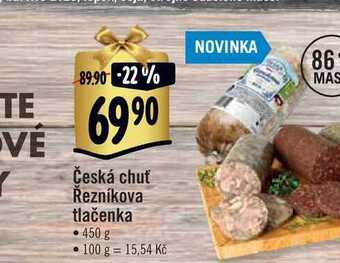 Albert Česká chuť řezníkova tlačenka 450 g nabídka